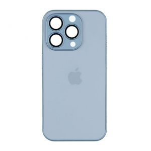 Чехол Silicone AG-Glass Box Separate Camera на Apple iPhone 11 Pro Max Sierra Blue