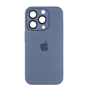 Чехол Silicone AG-Glass Box Separate Camera на Apple iPhone 11 Pro Max Navy Blue