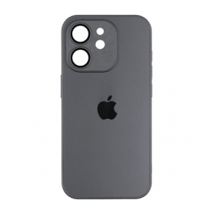 Чехол Silicone AG-Glass Box Separate Camera на Apple iPhone 12 Titanium Gray