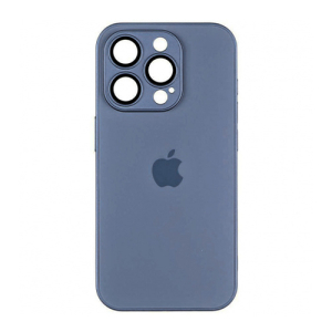 Чехол Silicone AG-Glass Box Separate Camera на Apple iPhone 13 Pro Navy Blue