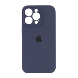 Чехол Silicone Case Separate Camera на Apple iPhone 13 Pro Max Темно-синий