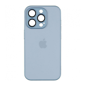 Чехол Silicone AG-Glass Box Separate Camera на Apple iPhone 14 Pro Max Sierra Blue