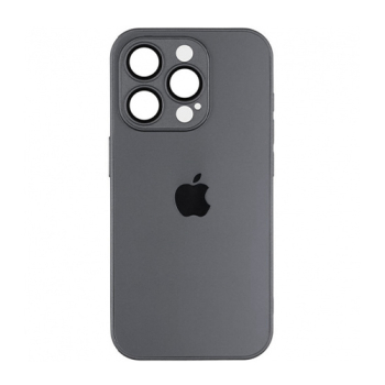 Чехол Silicone AG-Glass Box Separate Camera на Apple iPhone 14 Pro Max Titanium Gray - фото
