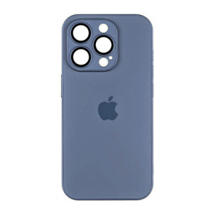 Чехол Silicone AG-Glass Box Separate Camera на Apple iPhone 15 Pro Navy Blue