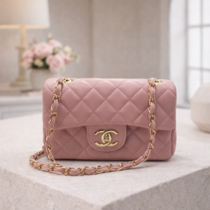 Сумка Chanel Mini Classic Handbag Розовая 6601