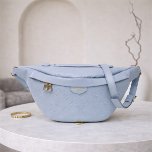 Поясна сумка  Louis Vuitton Discovery Блакитна 7093