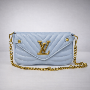 Сумка Louis Vuitton New Wave Multi Pochette Blue Sky Голубая 7075