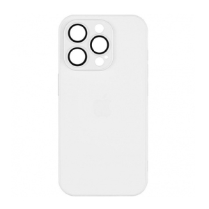 Чехол Silicone AG-Glass Box Separate Camera на Apple iPhone 12 Pro Pearly White