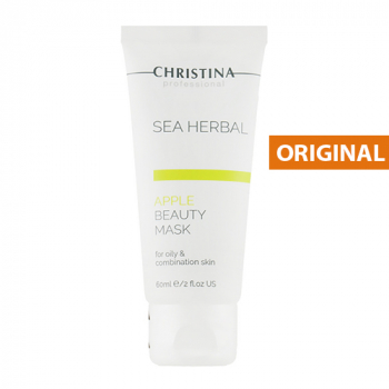 Christina Sea Herbal Beauty Mask Green Apple Яблочная маска для жирной и комбинированной кожи Original - фото
