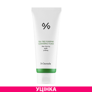 Dr.Ceuracle Tea Tree Purifine 30 Cleansing Foam Гель-пенка для умывания с экстрактом чайного дерева Original Уценка