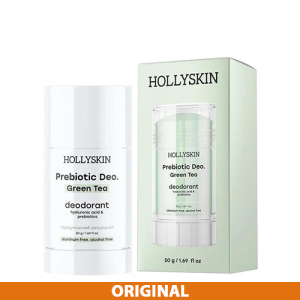 Hollyskin Prebiotic Deo. Green Tea Парфюмированный дезодорант с гиалуроновой кислотой и пребиотиками Original