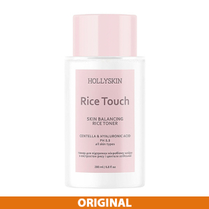Hollyskin Rice Touch Тонер для поддержания микробиома кожи с экстрактом центеллы азиатской и рисом Original