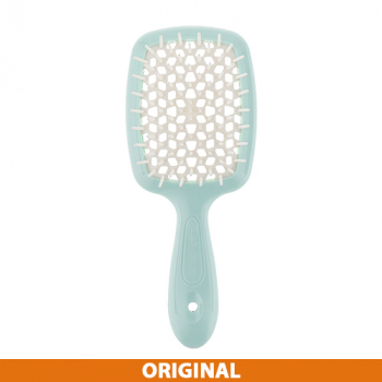 Janeke Superbrush Расческа для волос, мятная с белым Original - фото