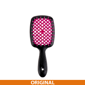 Janeke Superbrush Small Расческа для волос, Чорная с фуксией Original