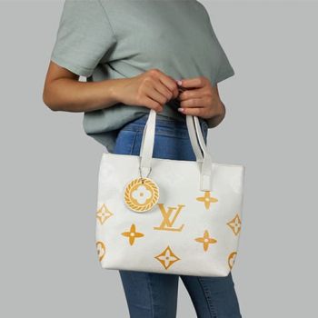 Сумка Louis Vuitton Onthego Белая 7272 - фото