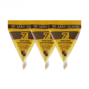 May Island 7 Days Secret Royal Black Sugar Scrub Сахарный скраб для лица - фото