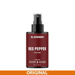 Mr.Scrubber Red Pepper Cologne After Shower After Shave Одеколон после душа, после бритья "Красный перец" Original