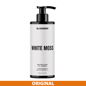 Mr.Scrubber White Moss Man Hair And Body 2 In 1 Shampoo Шампунь для тела и волос 2 в 1 "Белый мох" Original