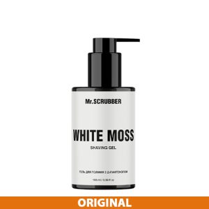 Mr.Scrubber White Moss Shaving Gel Гель для бритья с Д-пантенолом "Белый мох" Original