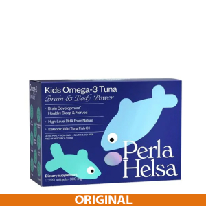 Perla Helsa Kids Omega 3 Tuna Brain & Body Power Dietary Supplement Омега 3 из тунца с DHA-формулой Original