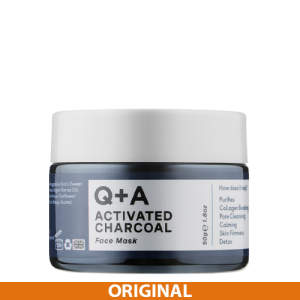 Q+A Activated Charcoal Face Mask Маска для лица "Детокс" с активированным углем Original