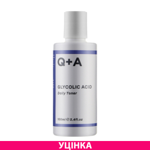 Q+A Glycolic Acid Daily Toner Тонер для лица с гликолевой кислотой Original Уценка