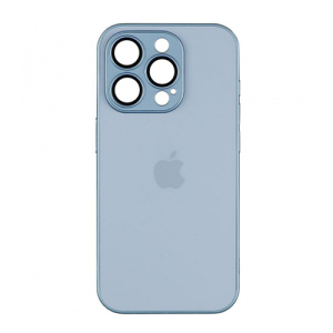 Чехол Silicone AG-Glass Box Separate Camera на Apple iPhone 12 Pro Sierra Blue
