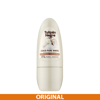 Tulipan Negro Deo Roll-On Coco Pure White Дезодорант шариковый "Нежный кокос" Original - фото