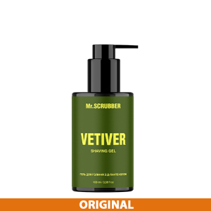 Mr.Scrubber Vetiver Shaving Gel Гель для бритья с Д-пантенолом "Ветивер" Original