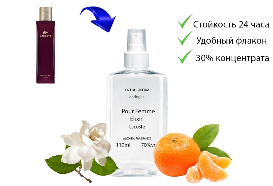 Lacoste Pour Femme Elixir Фото