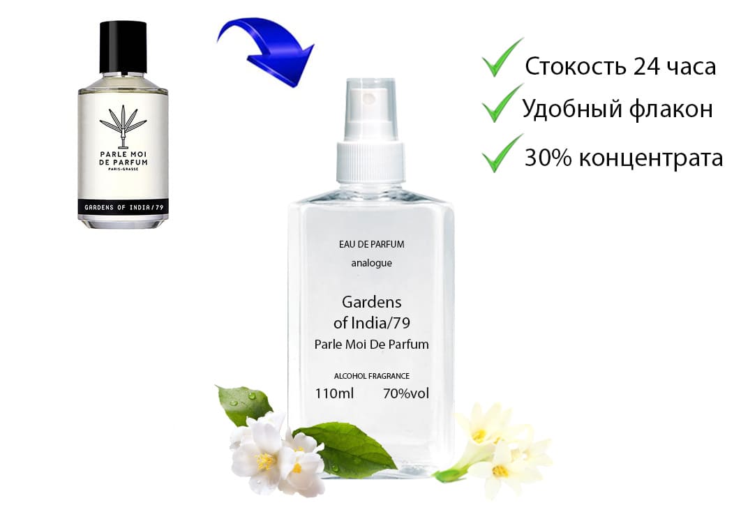 Parle Moi De Parfum Gardens of India/79 Парфюмированная вода 100 ml Фото