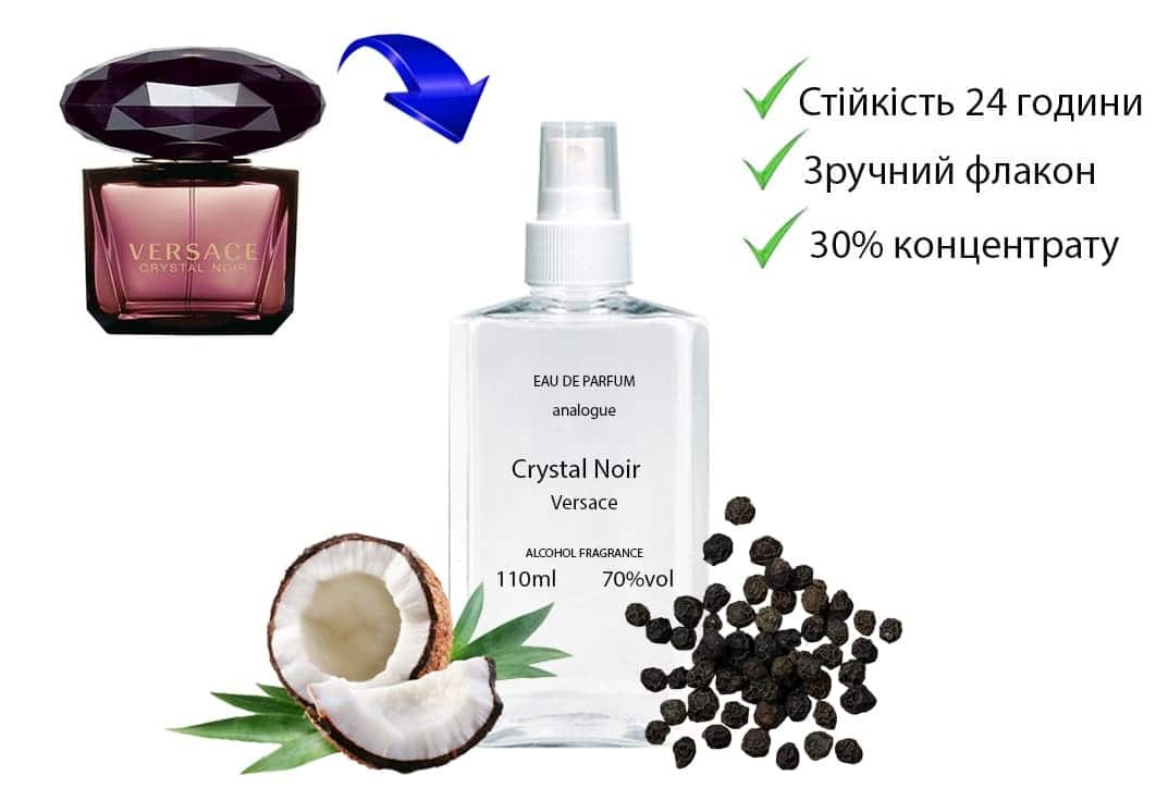 Versace Crystal Noir у пластику перелинковка фото